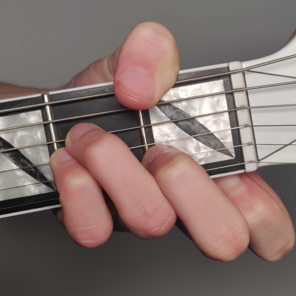Am chord with different fingering