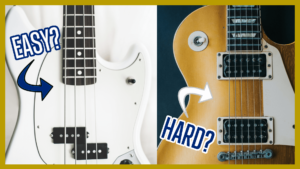 Read more about the article Is Bass Easier to Learn than Electric Guitar?